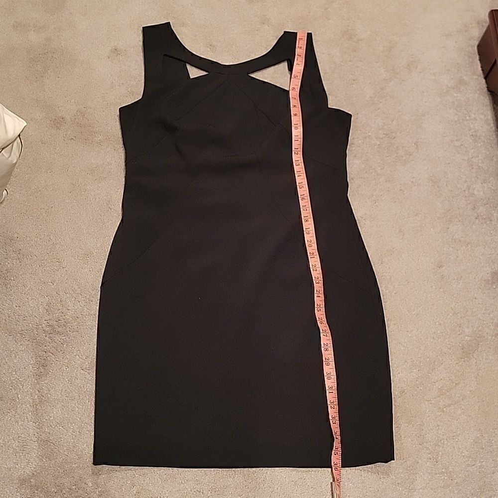 Boston Proper black asymmetrical dress - Picture 6 of 9